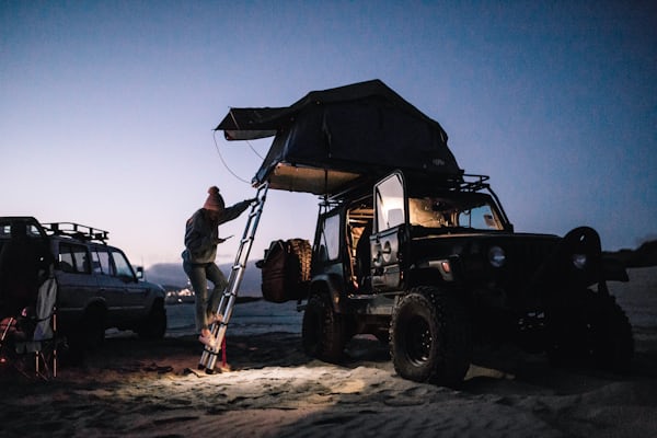 Overnachten op het strand