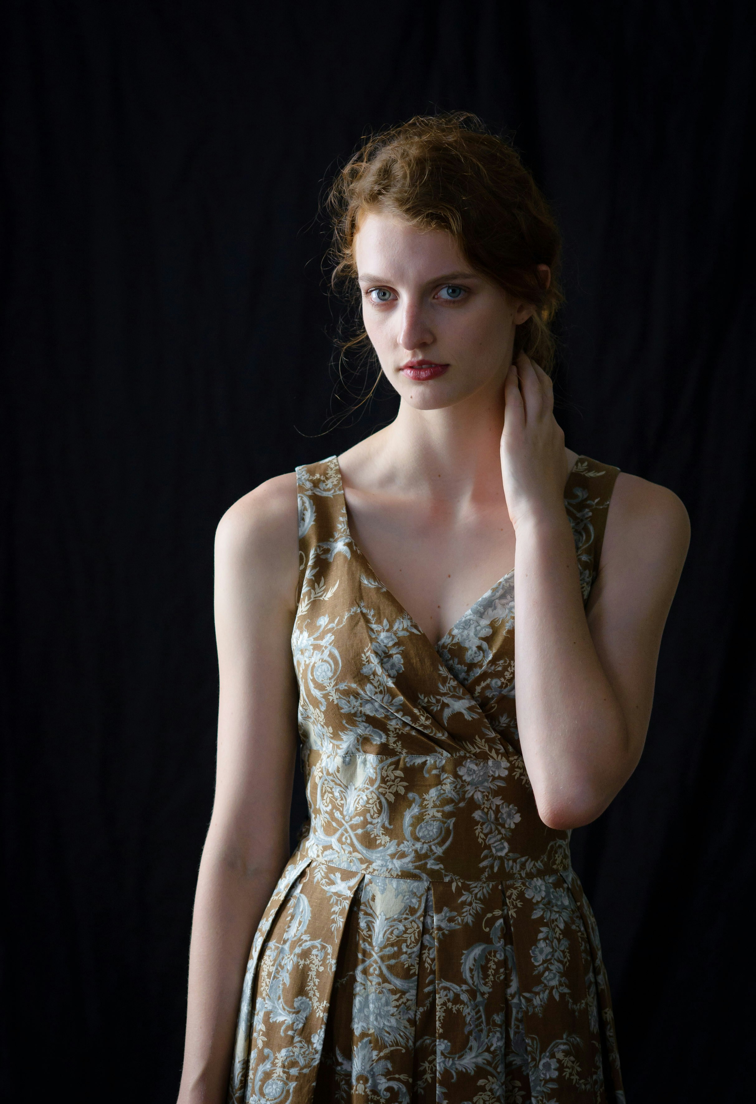 Cow Embroidered Dress