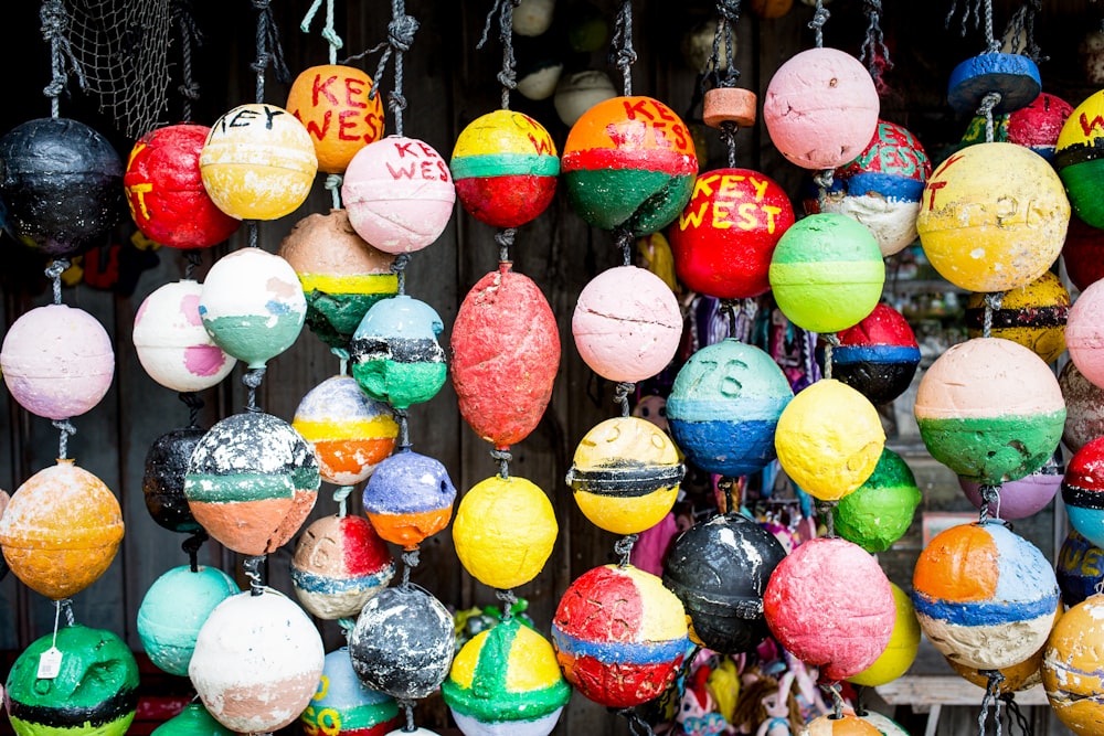 Assortiment de bombes de bain suspendues