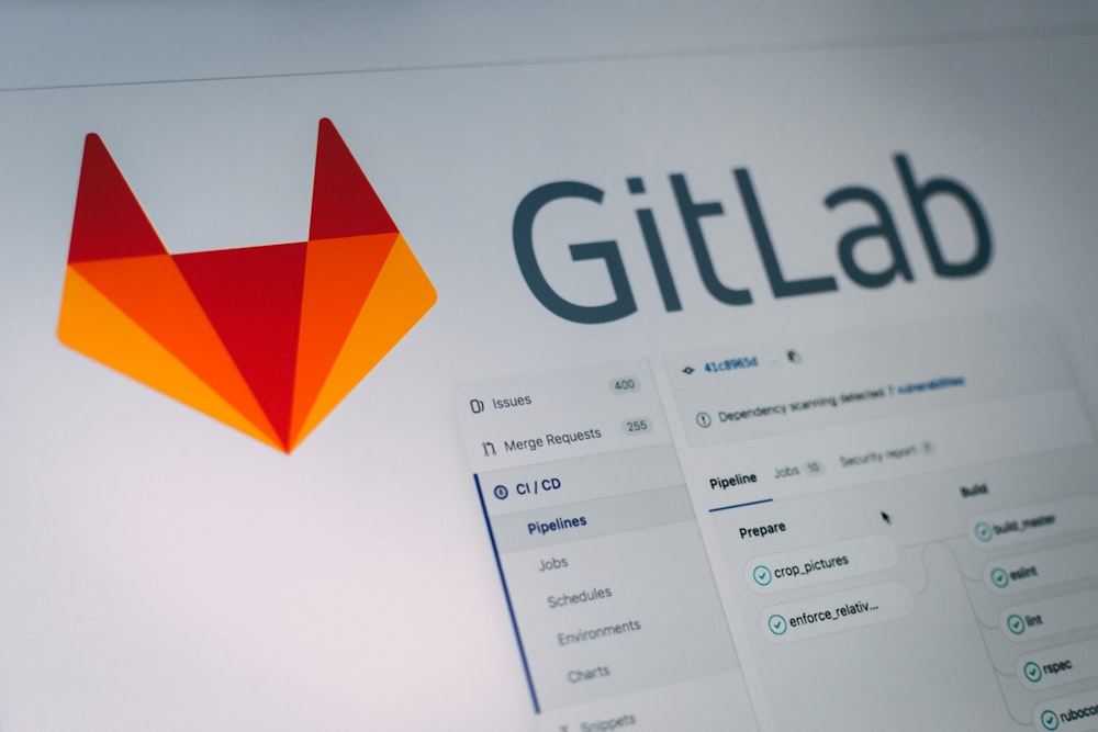 Capture d’écran de l’application Gitlab