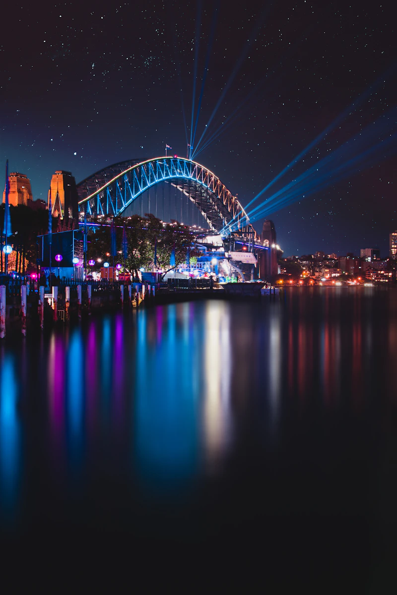 Sydney Harbour Bridge spanning the harbour