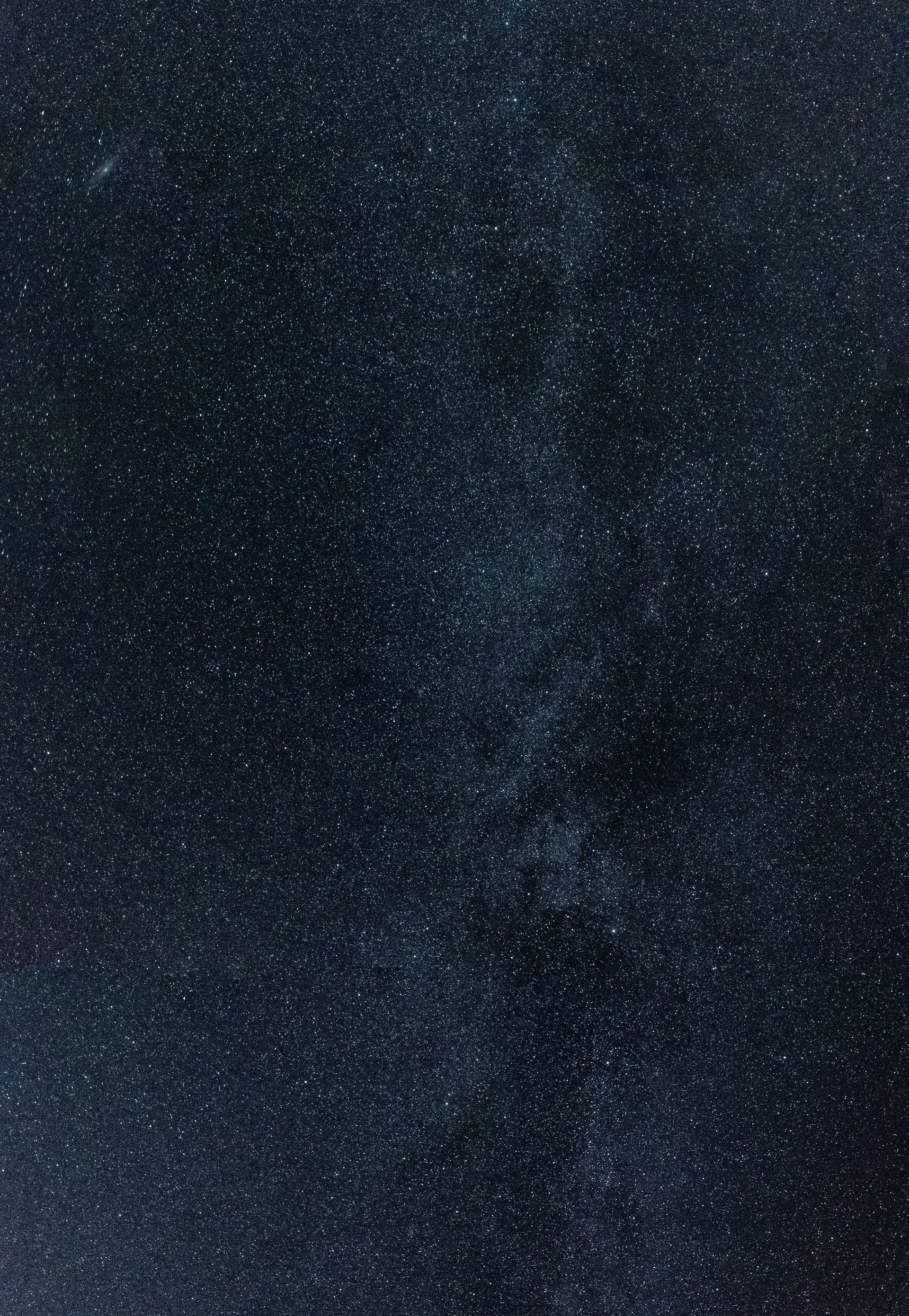 the night sky is filled with stars and clouds