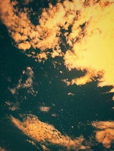 A warm portrait of Léo smiling gently, surrounded by soft glowing stars and a dreamy night sky background.