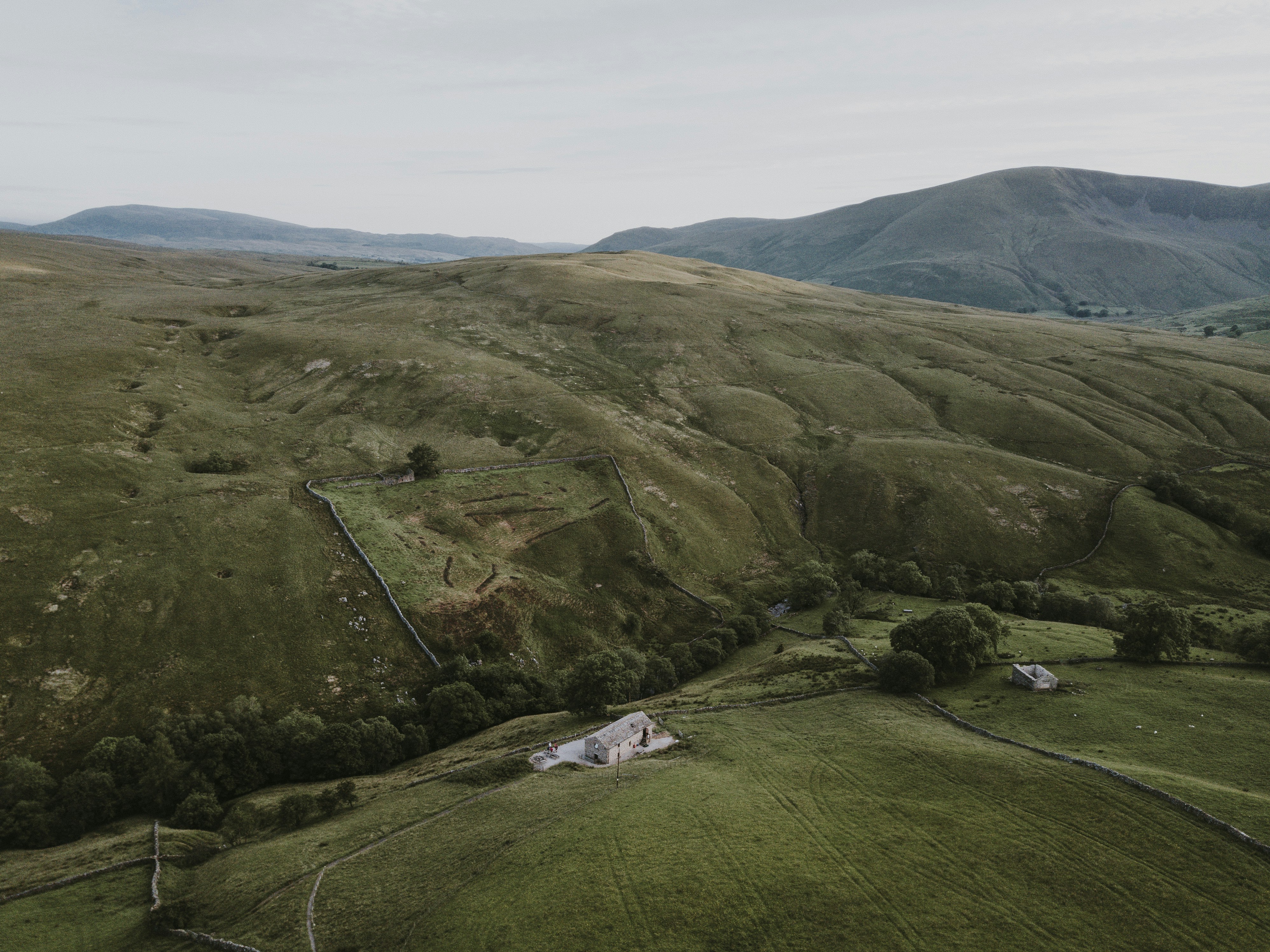 aerial view photography of green landscape