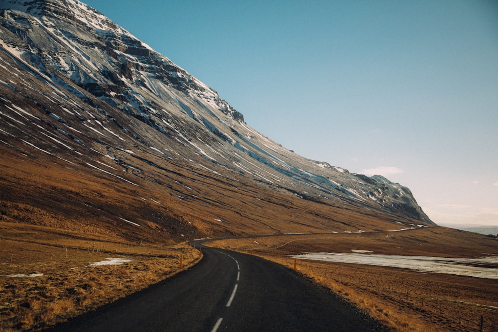 road near mountain