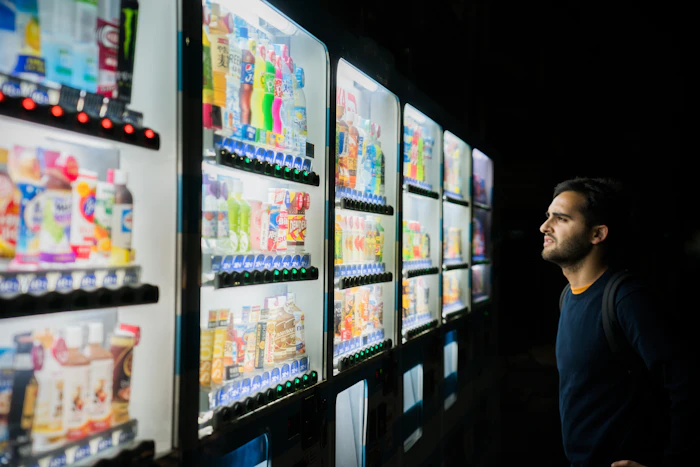 Smart touchscreen vending machine with cashless payment in Dubai