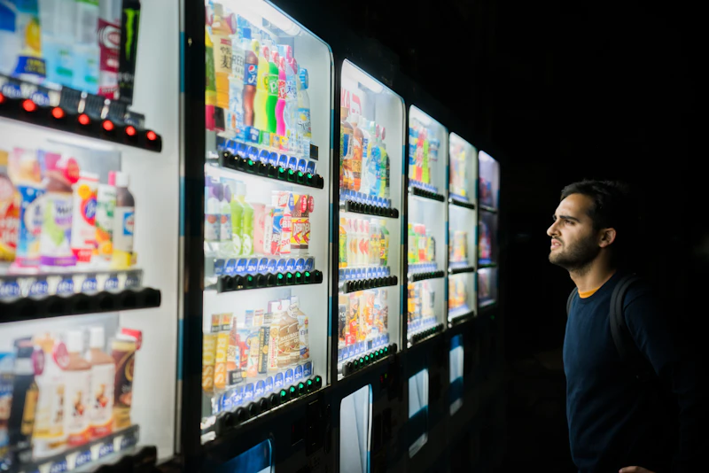 Smart touchscreen vending machine with cashless payment in Dubai