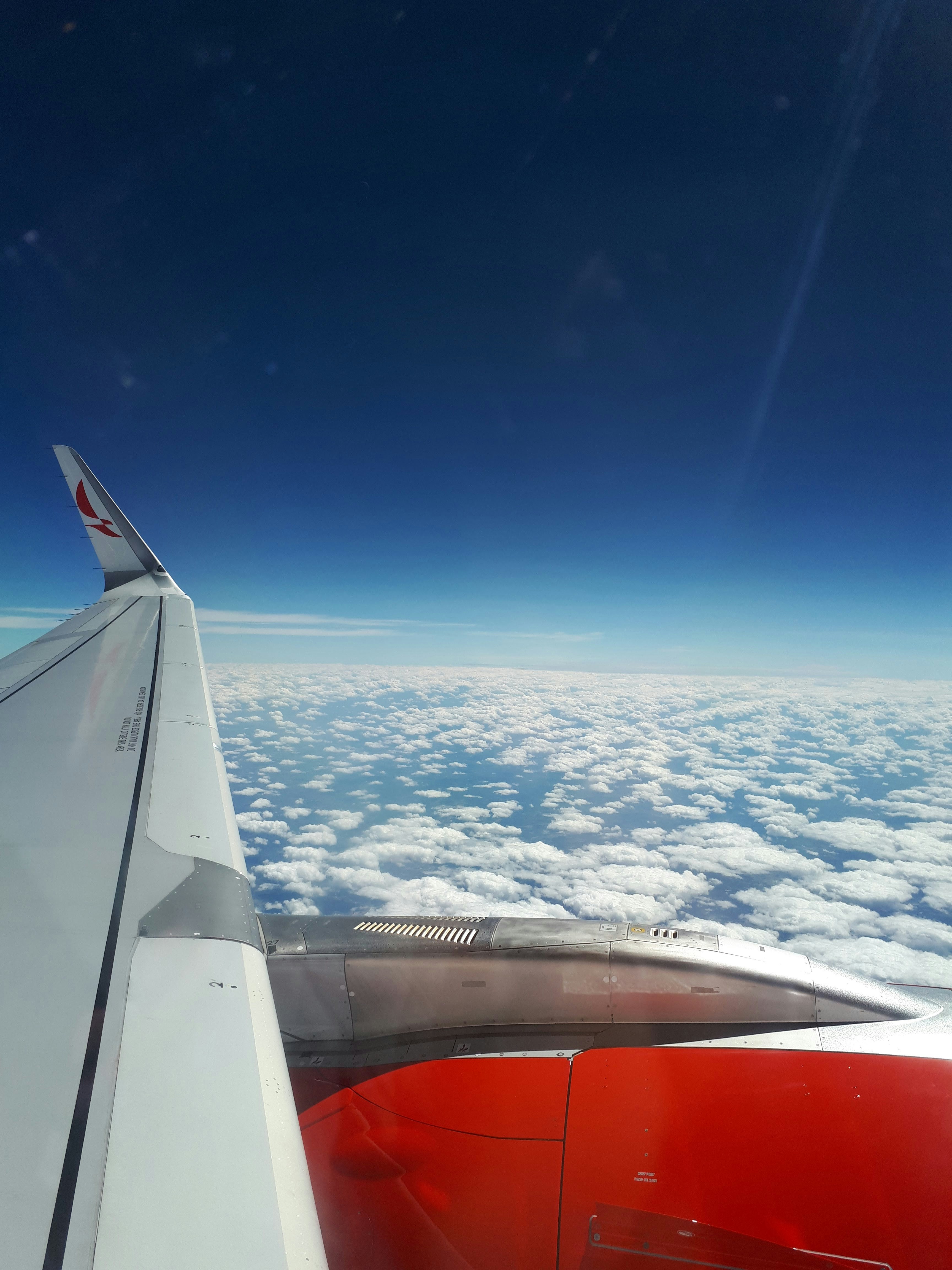 High angle view photography of airplane photo – Free Travel Image on ...