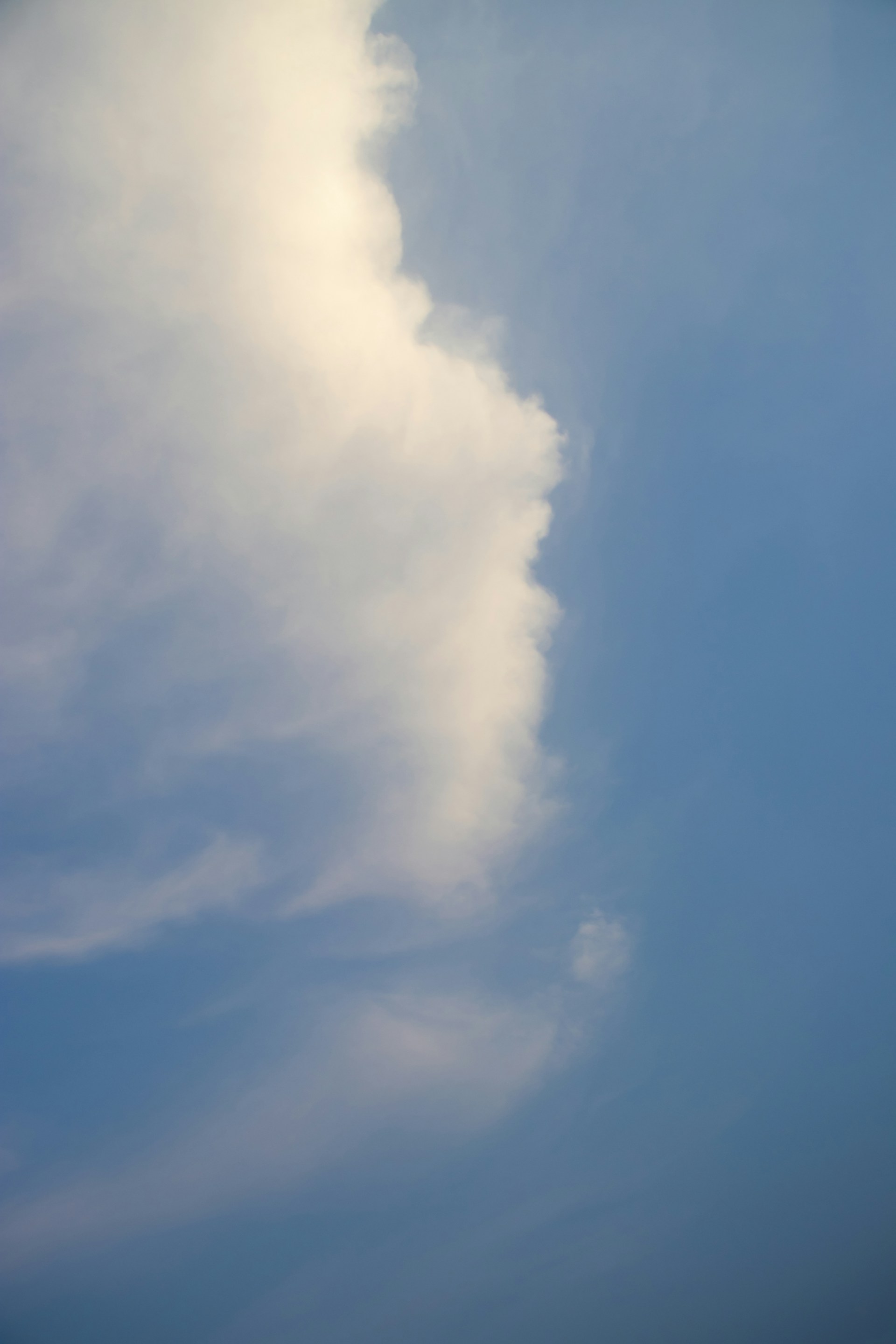 woman wearing yellow long-sleeved dress under white clouds and blue sky during daytime