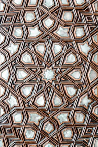 Elegant minimalistic design featuring stars and Vastu symbols aligned harmoniously.