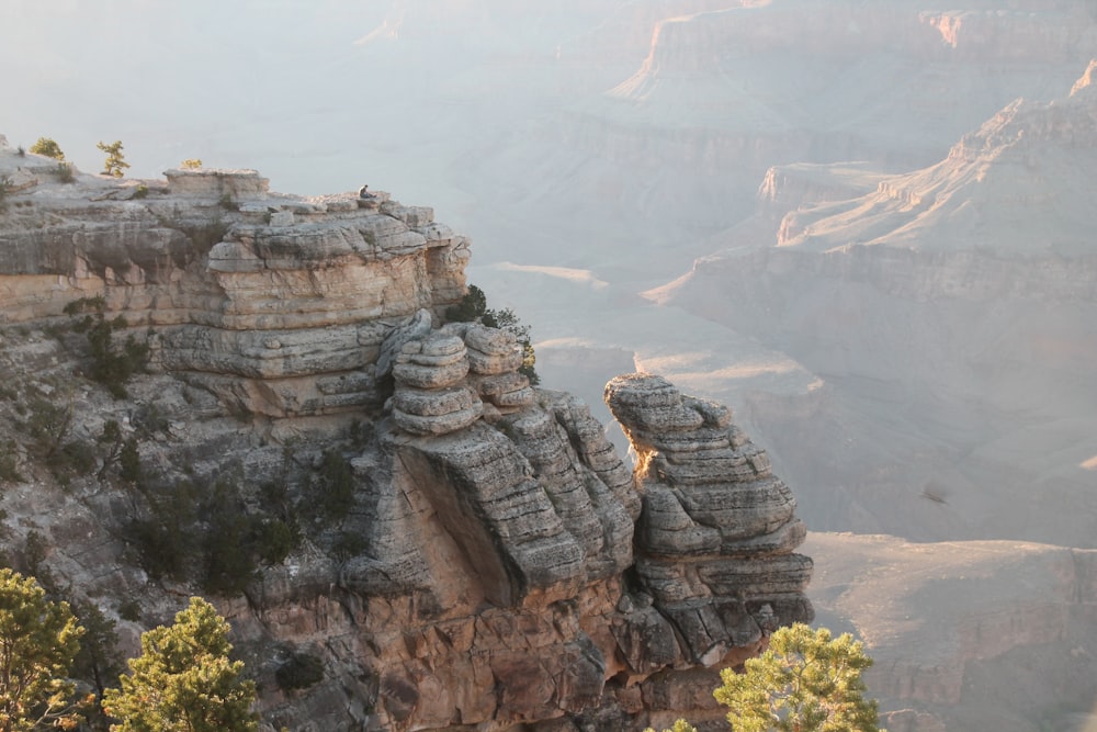 landscape photography of gray mountain