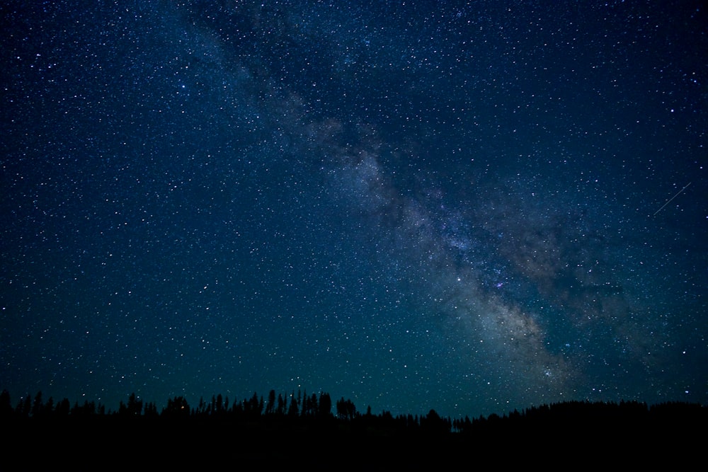 photograph of milky way