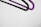 Two plastic hangers, one black and one purple, are suspended against a plain white background. They are overlapping slightly, with a minimalist and modern aesthetic.