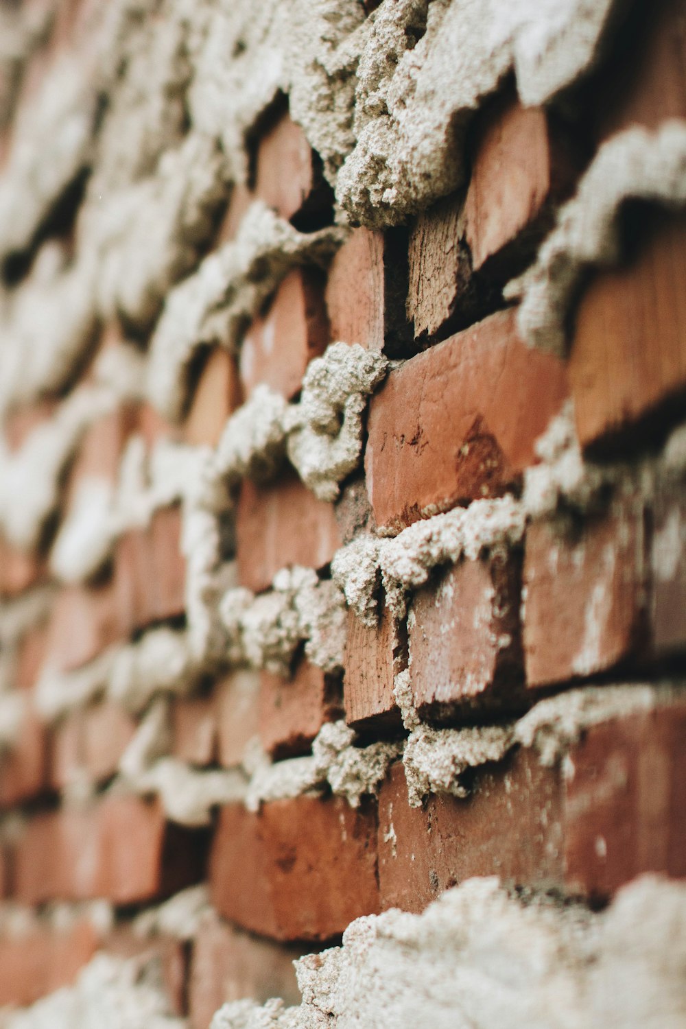 brown bricked concrete wall