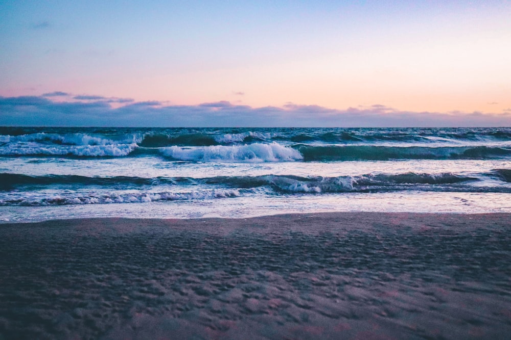 landscape photography of body of water