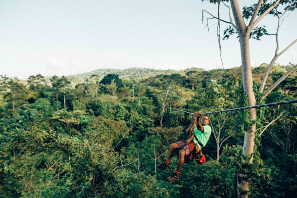 Zip-lining Monteverde