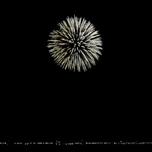 white fireworks display