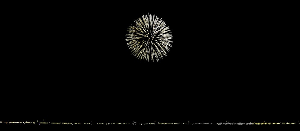 white fireworks display