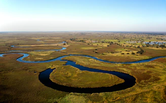 aerial photography of body of water
