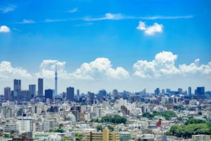 concrete high-rise buildings