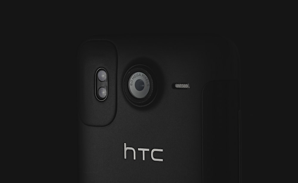 teléfono móvil HTC negro