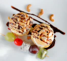 round pastry with nuts