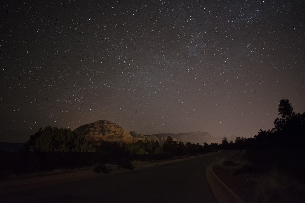 landscape photography of mountain