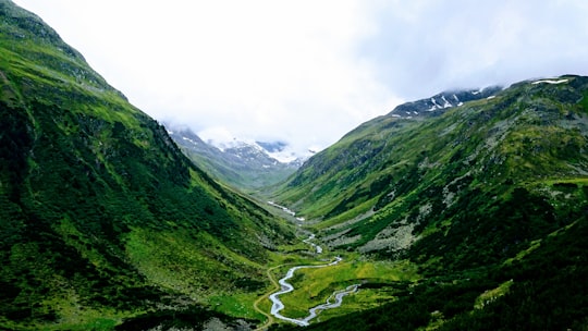 landscape photography of mountain pass in Flüela Pass Switzerland