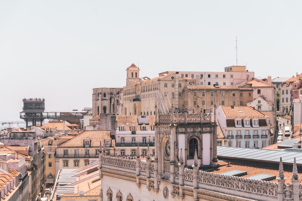 Vista panorâmica dos edifícios