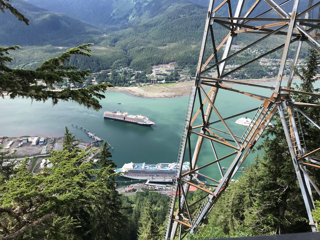 Juneau Port - From Timberline Atop Mount Roberts, United States
