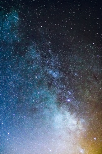milky way during night time