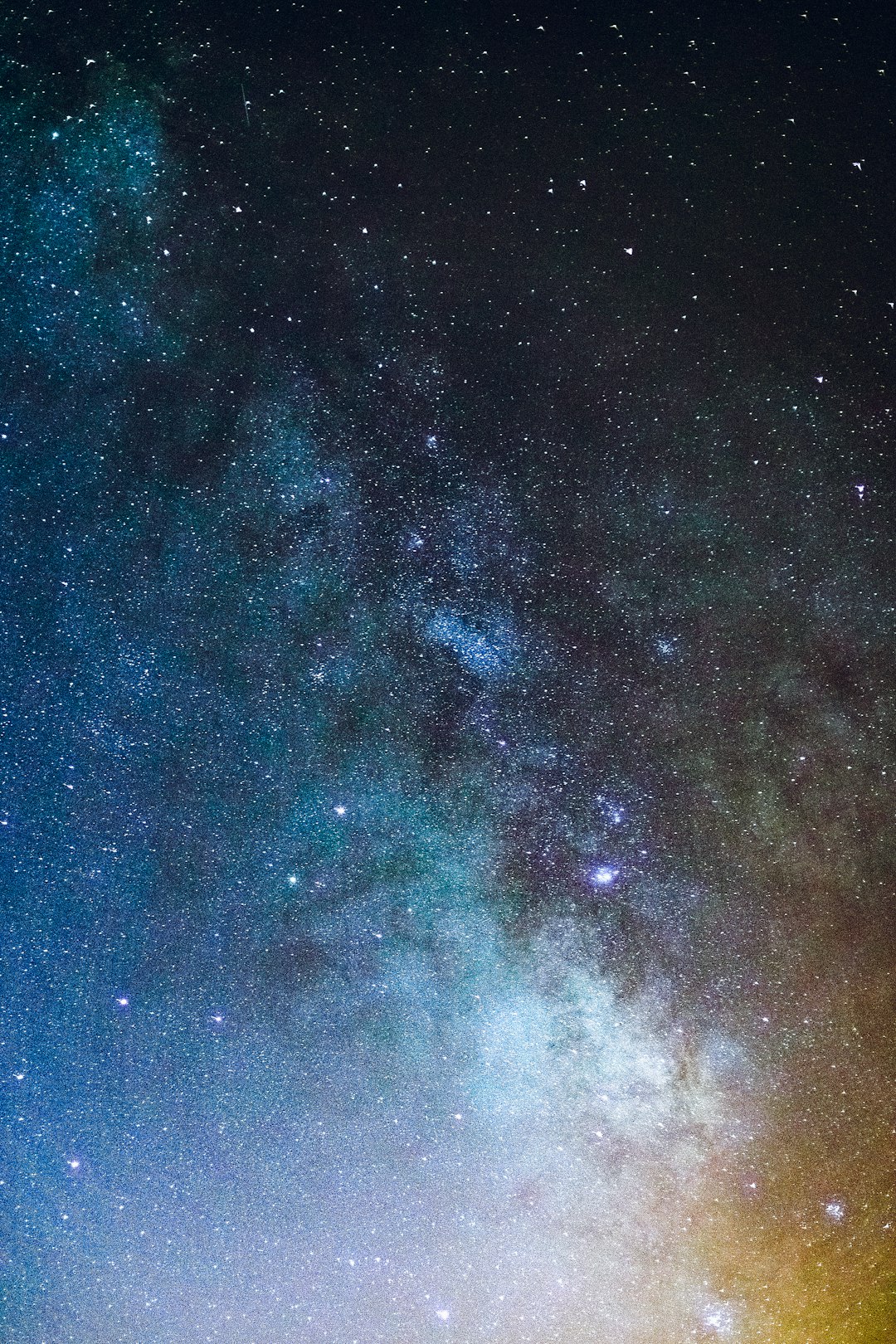 milky way during night time