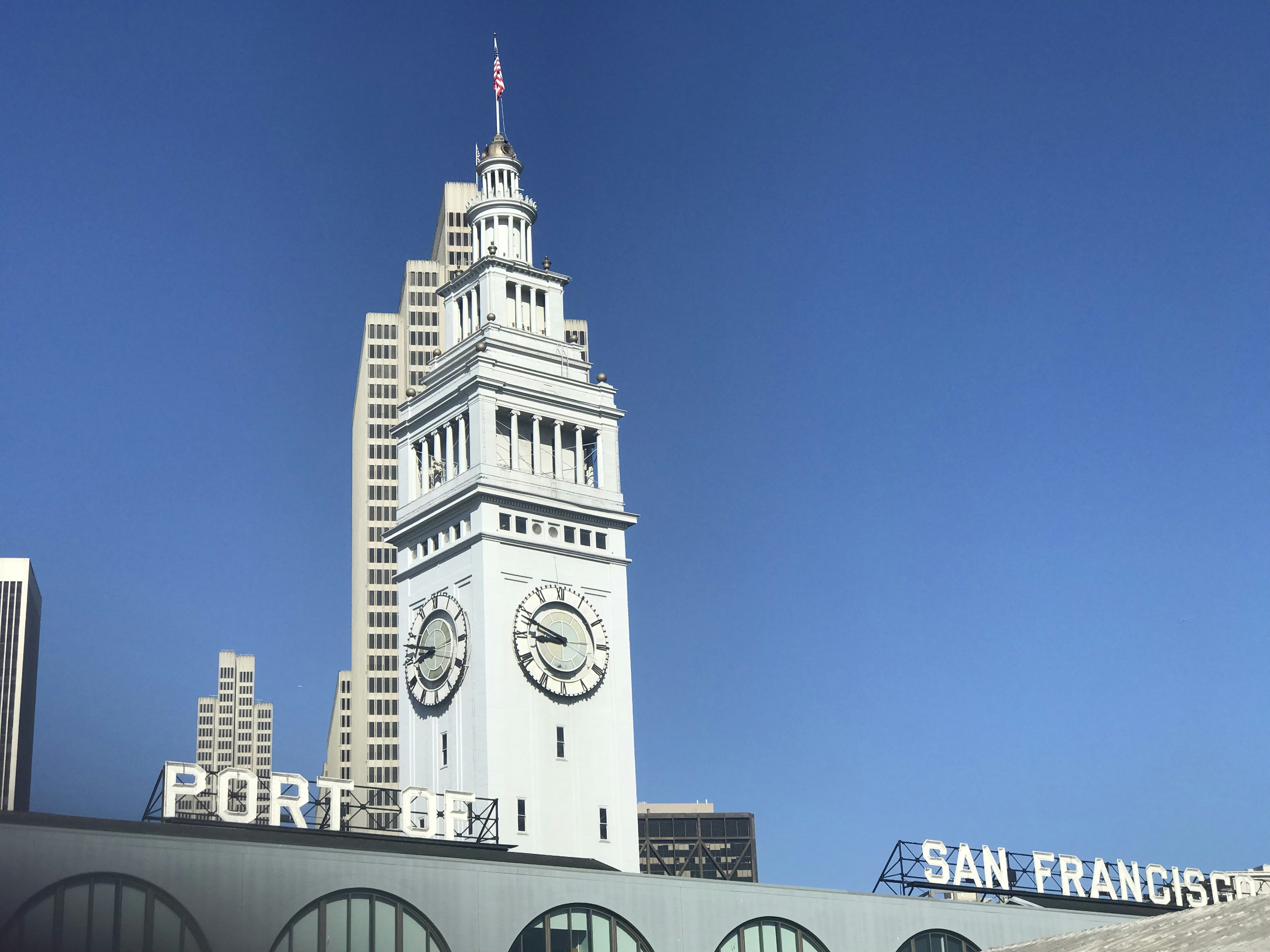 Staying in Sausalito recently, I took this picture while riding the ferry into San Francisco. Even though I lived in SF for years, I never took the ferry and was awestruck by this morning view. I’m sad I missed out on this beautiful commute for so many years.