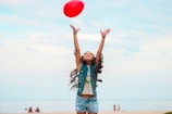 girl raising her hand