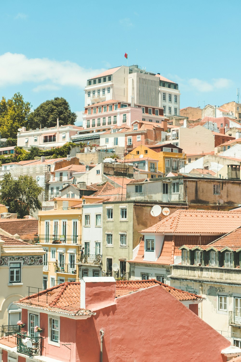 houses under clear sky