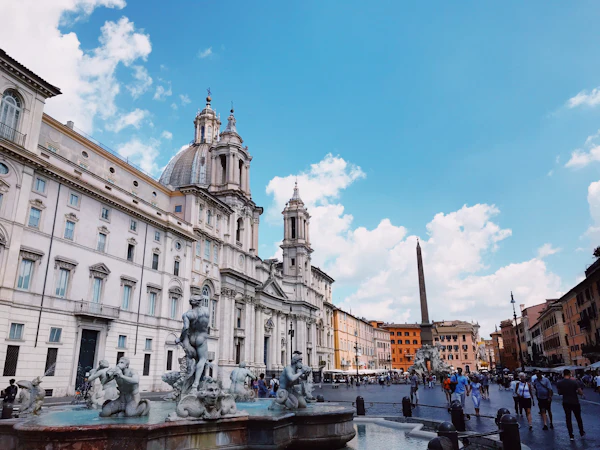 Piazza Navona, evening