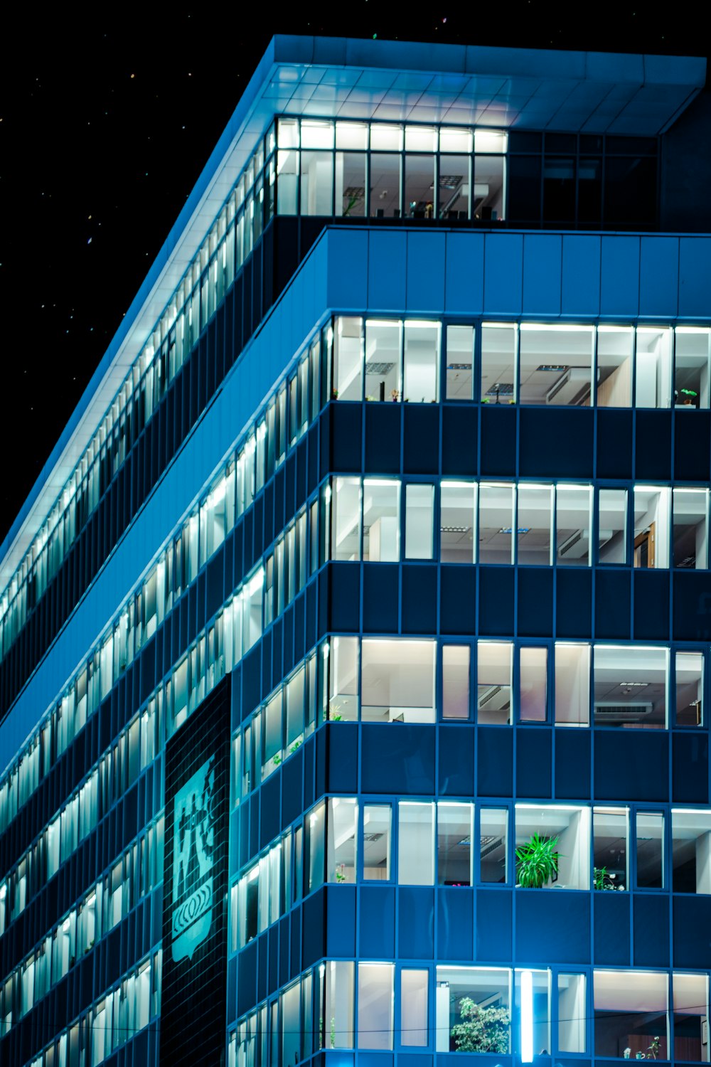 gray concrete building under black sky during nighttime