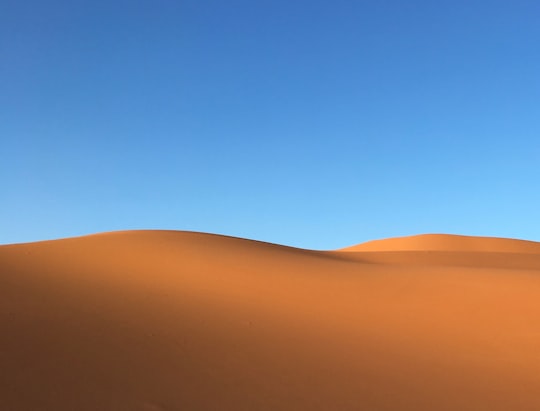 desert during daytime in Erg Chebbi Morocco