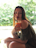 woman drinking juice