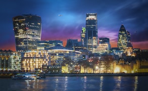 landscape photography of city skyline