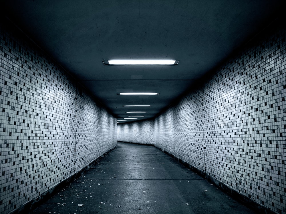 black and gray hallway