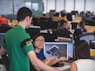 A team of engineers collaborating on a design.