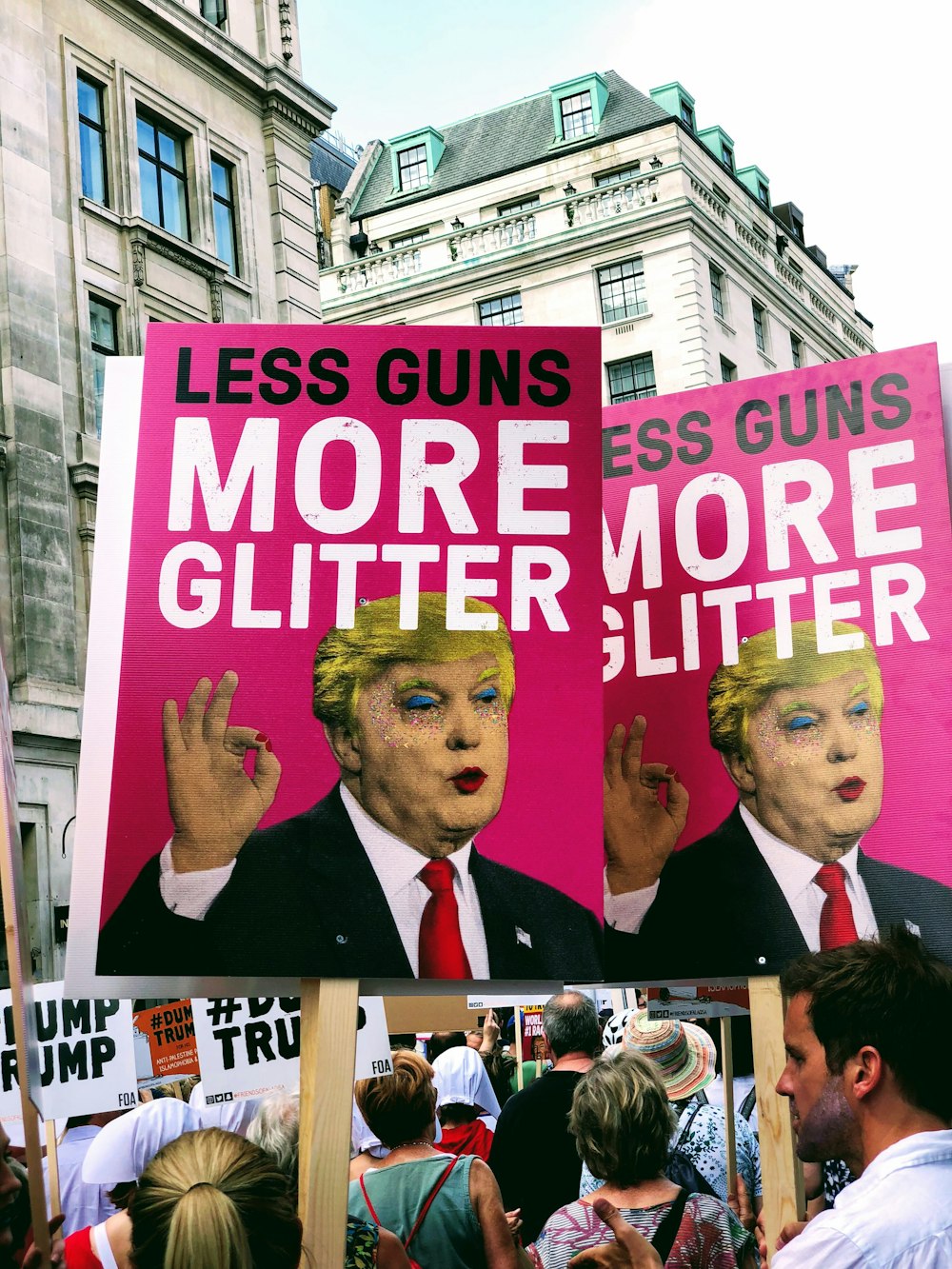 Less Guns More Glitter poster