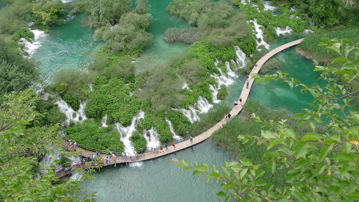 Plitvice lakes in Croatia