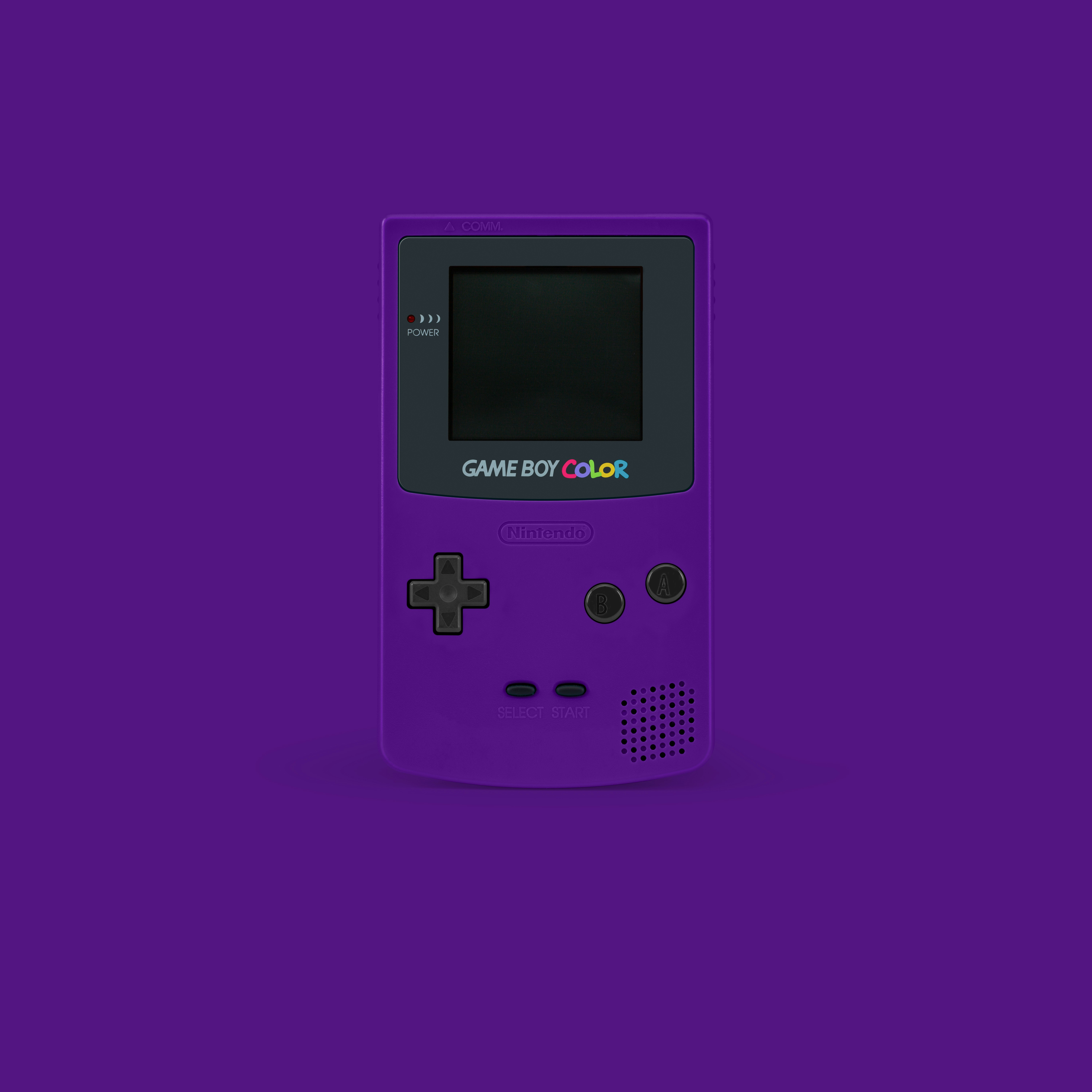 purple Nintendo GameBoy Color