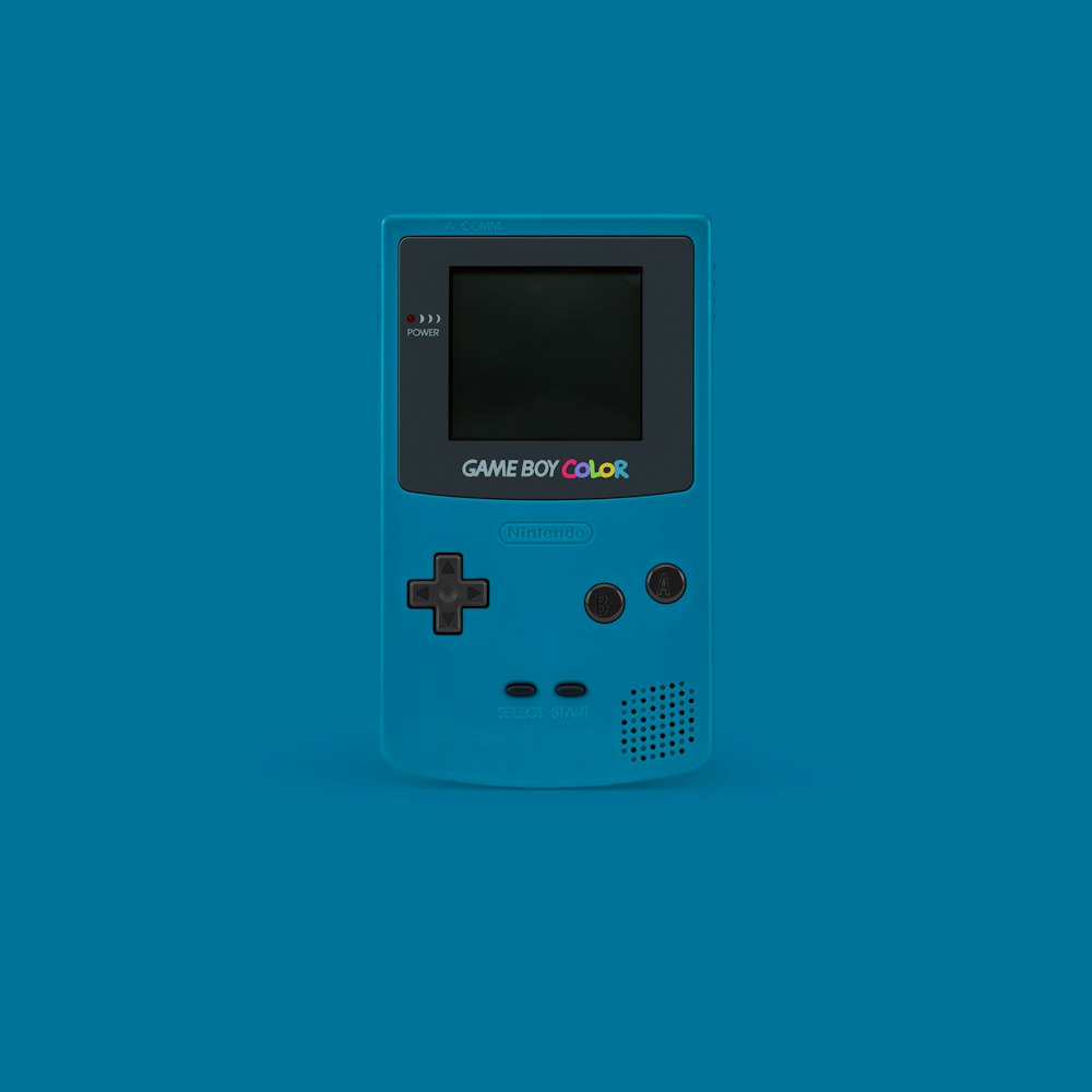 blaue Nintendo Game Boy Farbe