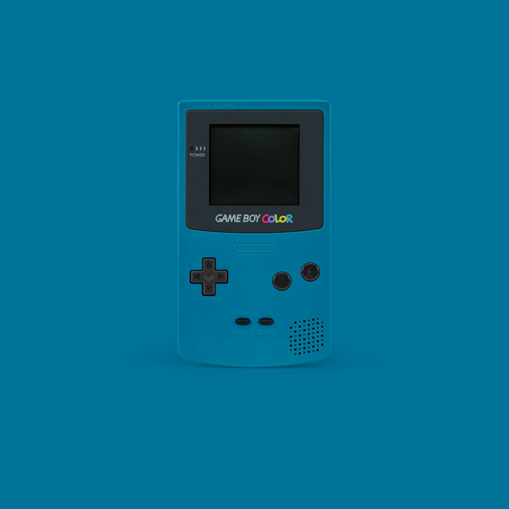 blue Nintendo Game Boy color