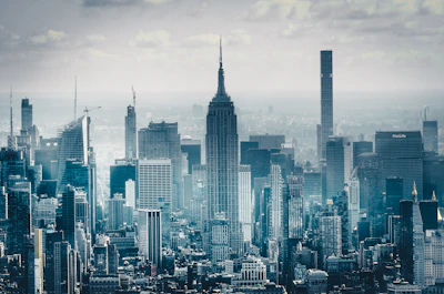 birds eye photography of high rise buildings