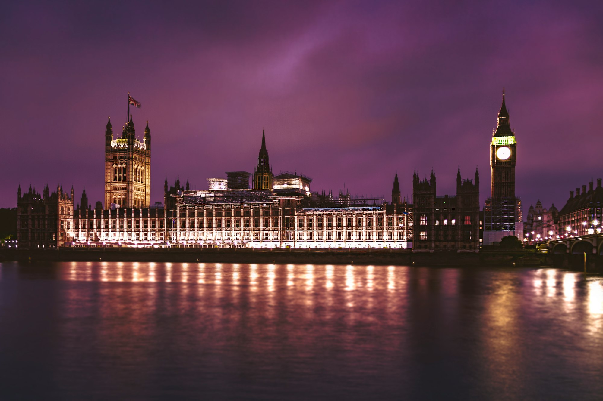 Westminster by night