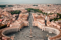 aerial photography of city
